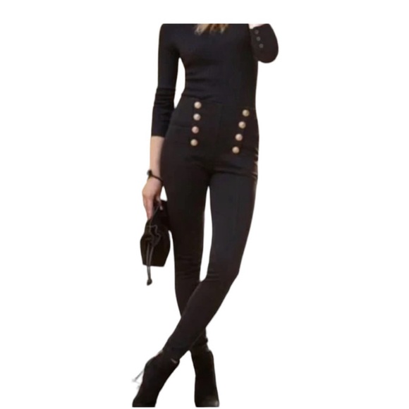 J. McLaughlin Pants & Jumpsuits J Mclaughlin Velvet Black Hasting